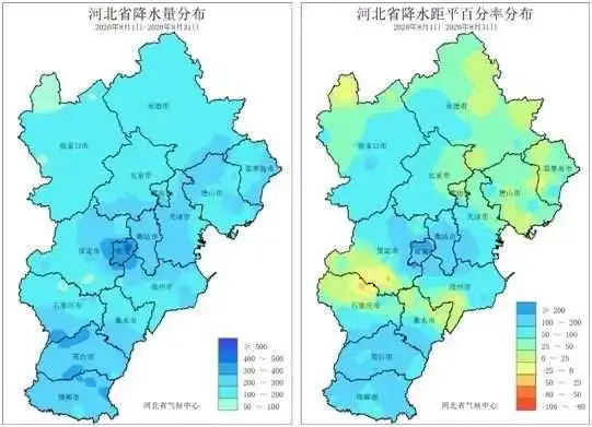 河北省九月降水情况_河北省汛期降水情况_承德历年降水数据对比