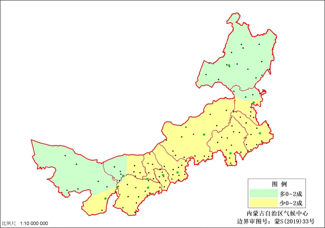 内蒙古春运气温预测_内蒙古春运气候特征分析_兴安盟历年气温变化对比